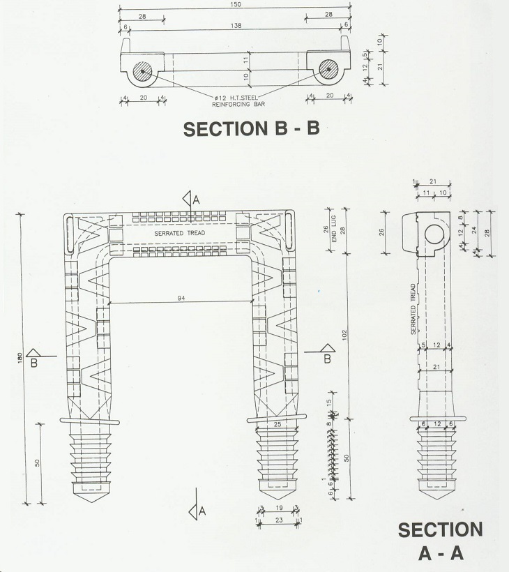 Hoop Iron Dimensions